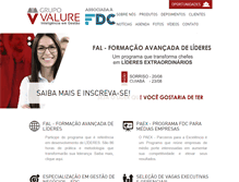 Tablet Screenshot of grupovalure.com.br